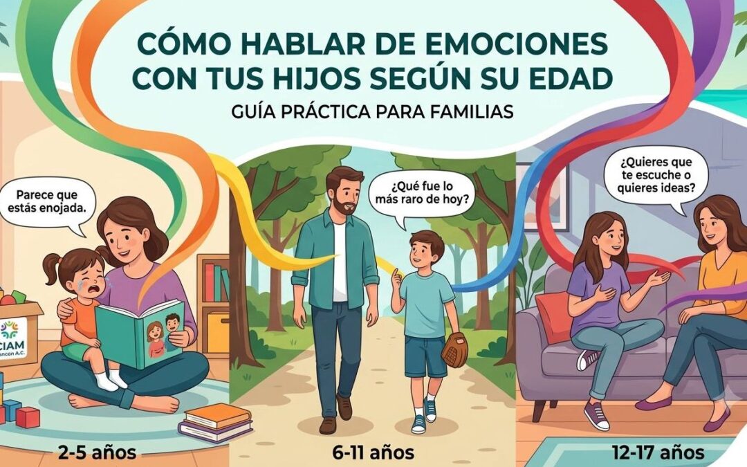 Cómo hablar de emociones con tus hijos e hijas según su edad: guía práctica para familias